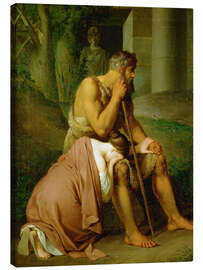 Obraz na płótnie Oedipus and Antigone - Johann Peter Krafft