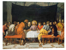 Acrylglasbild Das letzte Abendmahl - Frans II Pourbus