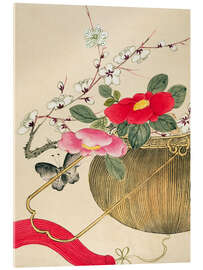 Akrylbillede Flower and insect paintings