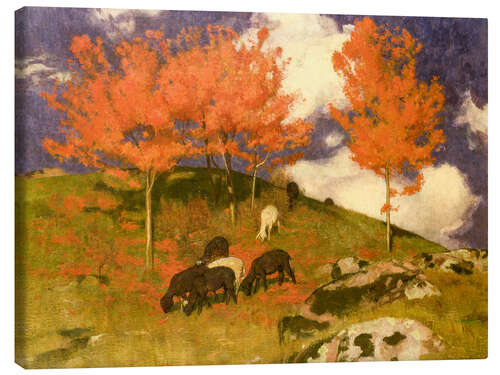 Tableau sur toile Wild Cherries in the Tyrol - Adrian Scott Stokes