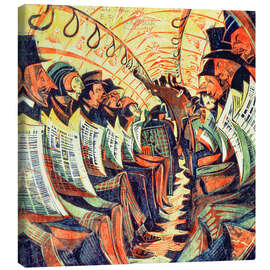 Canvas print The Tube Train, 1934 - Cyril Edward Power