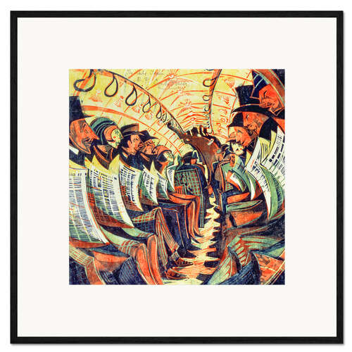 Framed art print The Tube Train, 1934