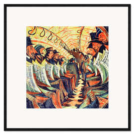 Framed art print The Tube Train, 1934 - Cyril Edward Power