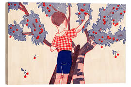 Cuadro de madera The cherry time - Patrice Cartier