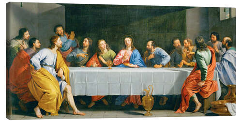 Canvas print La petite Cene - The Last Supper