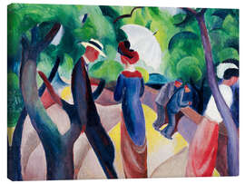 Canvas-taulu Promenade, 1913 - August Macke