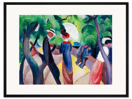 Gerahmter Kunstdruck Promenade, 1913
