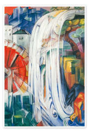 Veggbilde The Enchanted Mill, 1913 - Franz Marc