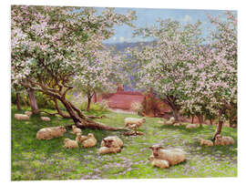 Hartschaumbild Apfelblüte