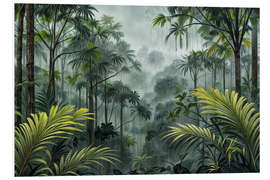 Hartschaumbild Dschungel
