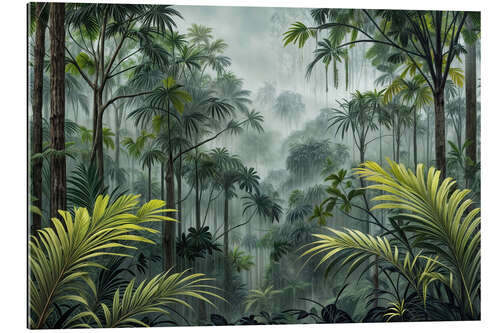Quadro em plexi-alumínio Jungle