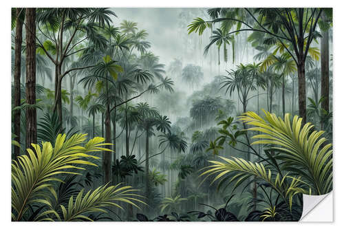 Sticker mural Jungle