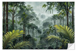 Sticker mural Jungle - Mango Art