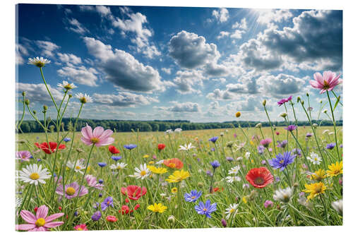 Acrylic print Wildflowers