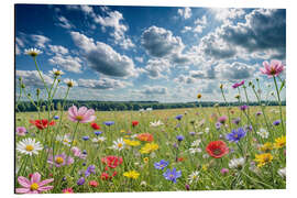 Magnettafel Wildblumen