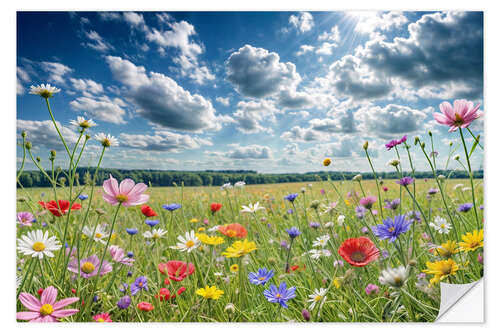 Selvklebende plakat Wildflowers