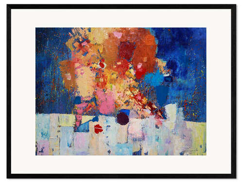 Framed art print Abstract painting