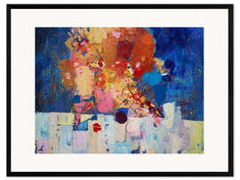 Framed art print Abstract painting - Iuliia Kotenko