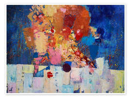 Reprodução Abstract painting - Iuliia Kotenko