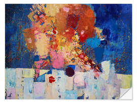 Naklejka na ścianę Abstract painting - Iuliia Kotenko