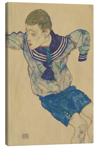 Canvas print Boy in a Sailor Suit, 1914