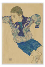Taulu Boy in a Sailor Suit, 1914 - Egon Schiele