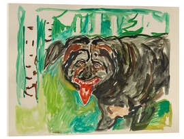 Acrylic print Angry dog - Edvard Munch