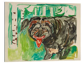 Gallery Print Wütender Hund