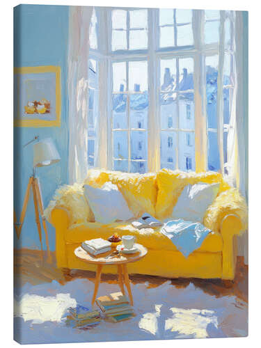 Tableau sur toile Sunny March morning