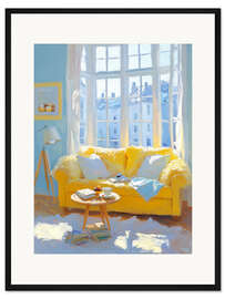 Gerahmter Kunstdruck Sonniger Märzmorgen - DejaReve