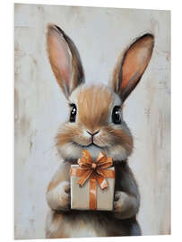 PVC-taulu Vintage Easter Bunny with Gift