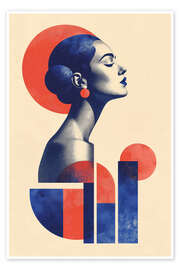 Wandbild Retrometric - Abstract Beauty - Philippe HUGONNARD
