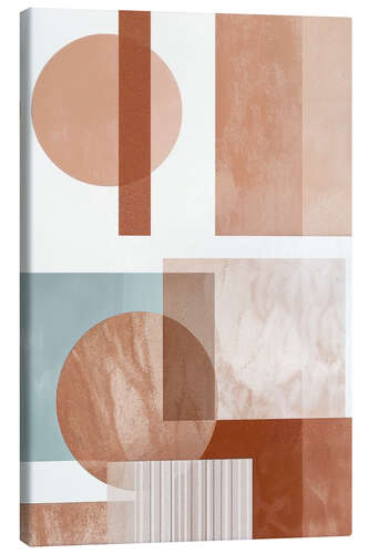 Canvas print Retrometric - Design Mocha