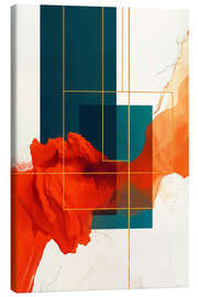 Tableau sur toile Retrometric - Chromatic Seventies I - Philippe HUGONNARD