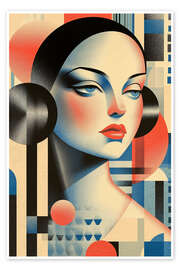 Wandbild Retrometric - Colorful Minds II - Philippe HUGONNARD