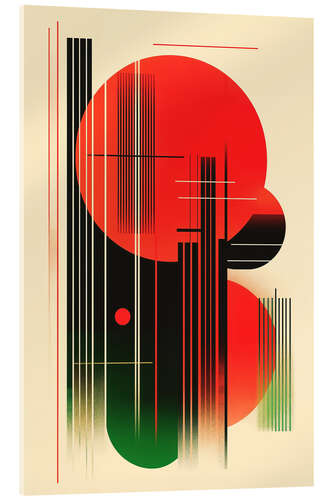 Obraz na szkle akrylowym Retrometric - 70s Design Aesthetic