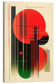 Tableau sur toile Retrometric - 70s Design Aesthetic - Philippe HUGONNARD