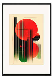 Gerahmter Kunstdruck Retrometric - 70s Design Aesthetic