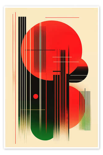 Poster Retrometric - 70s Design Aesthetic