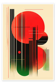 Wandbild Retrometric - 70s Design Aesthetic - Philippe HUGONNARD