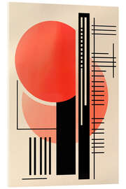 Tableau en verre acrylique Retrometric - Circle of Intensity