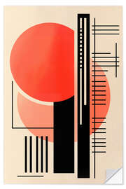 Vinilo para la pared Retrometric - Circle of Intensity