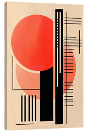 Tableau en bois Retrometric - Circle of Intensity