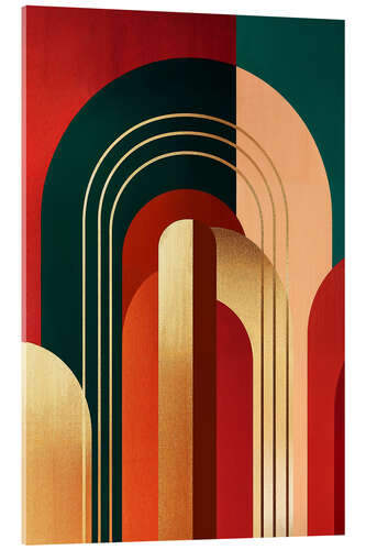 Tableau en verre acrylique Retrometric - 70s Fusion