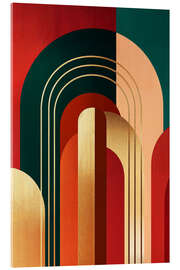 Tableau en verre acrylique Retrometric - 70s Fusion - Philippe HUGONNARD