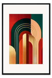 Gerahmter Kunstdruck Retrometric - 70s Fusion