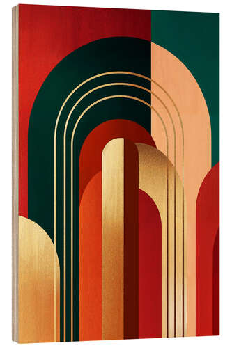 Tableau en bois Retrometric - 70s Fusion