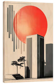 Tableau en bois Retrometric - Solar Design - Philippe HUGONNARD