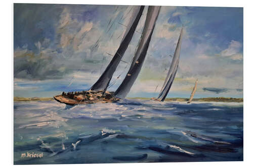 Stampa su PVC Three yachts