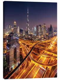Leinwandbild Skyline von Dubai - Achim Thomae